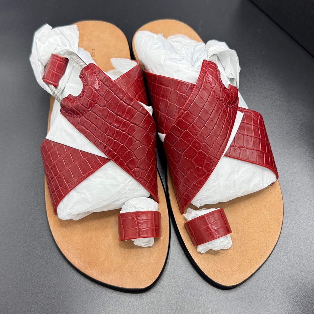 Rag & Bone Women’s August Crocodile Leather Slides